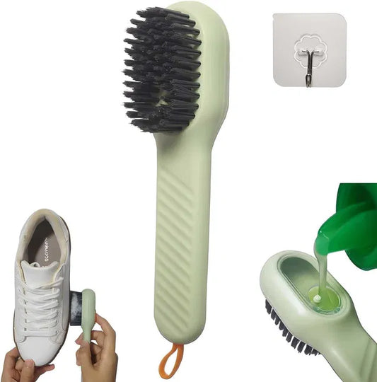 Multifunctional Soap-Dispensing Shoe Brush