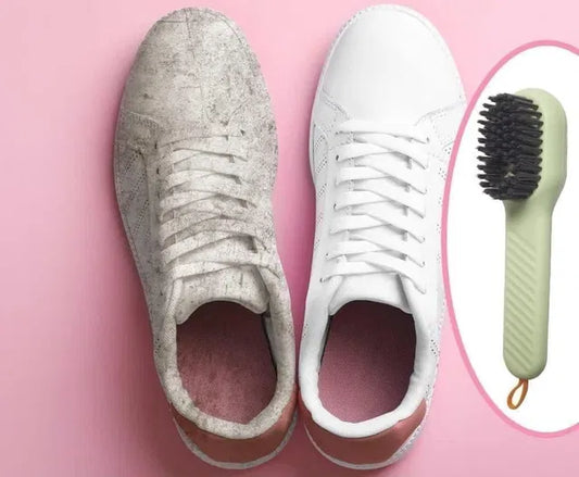 Multifunctional Soap-Dispensing Shoe Brush